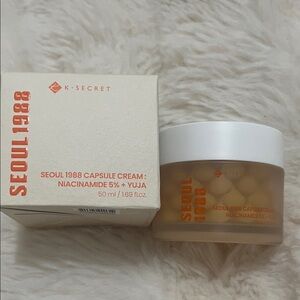 K-secret Seoul 1988 Capsule Cream - White and Orange
